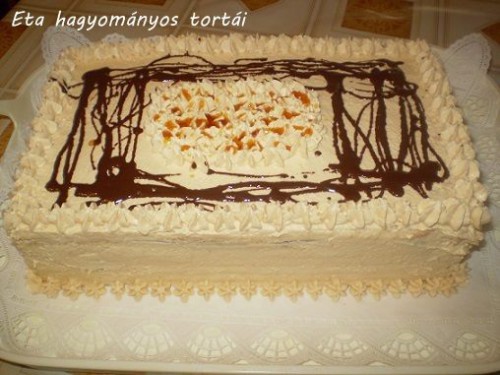 Vienetta torta, karamellás-csokis
