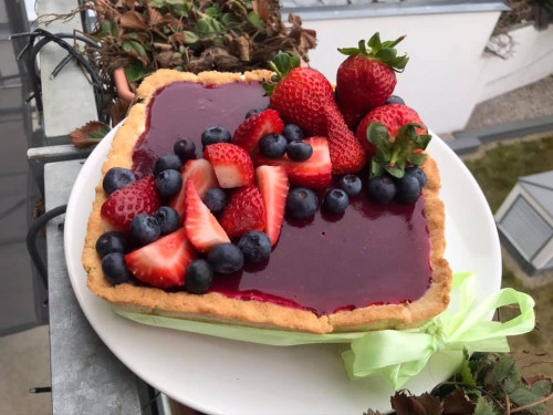 Gyümölcsos pitetorta - Szabó Krisztofer