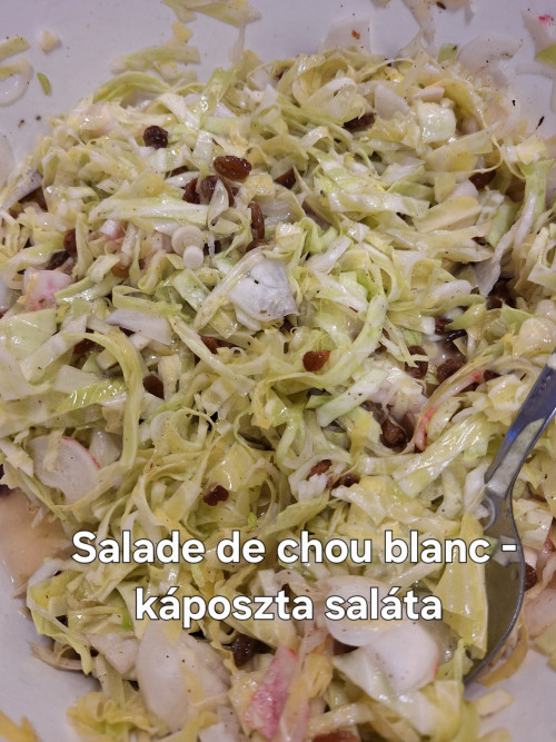 Salade de chou blanc – káposzta saláta