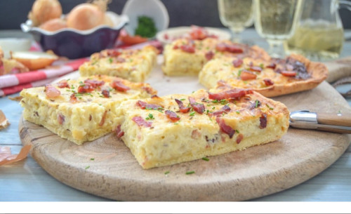 Zwiebelkuchen mit speck(für Limone)