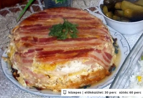 Csirkemell torta
