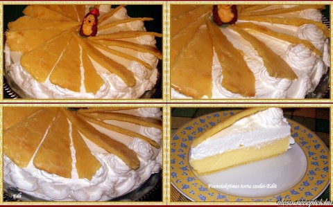 Franciakrémes torta